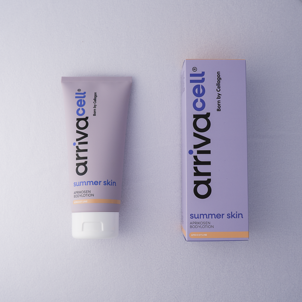 Pflegende Körperlotion tube und verpackung front