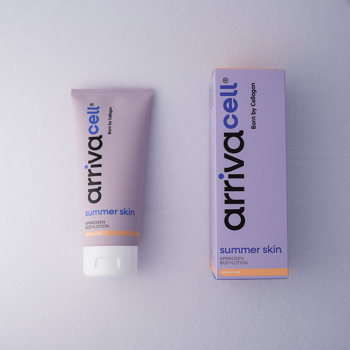 Pflegende Körperlotion tube und verpackung front